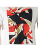 Ben Sherman T-Shirt mit Flaggenprint MB10479 Snox Weiß