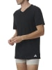 adidas T-Shirt T-Shirt Basic V-Neck 6P in Black