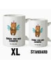 Mr. & Mrs. Panda Haferl Bär Zahnfee mit Spruch in Weiß