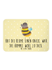 Mr. & Mrs. Panda Magnet Hummel flauschig mit Spruch in Gelb Pastell