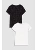 MOKIDA Kurzarmshirt 2er-Pack in bunt