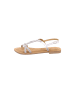 Lazamani Riemchen Sandalen für Damen in silber