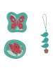 DerDieDas ErgoFlex Easy Schulranzen-Set in Butterfly Garden