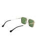 Replay Unisex Sonnenbrillen Rechteck Gold