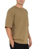 Reichstadt Reichstadt Regular Fit T-Shirt Herren Shoulder Drop 25RS071 Khaki XS