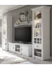 Furn.Design Wohnwand weiß Pinie Landhaus, Schrankwand 4-teilig 293 x 207 cm