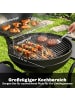 Outsunny Kugelgrill,129L x 63,5B x 106,5H cm,Schwarz
