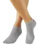 Bench Sneakersocken in 2x schwarz, 2x grau meliert, 2x rot