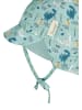 Sterntaler Schirmmütze mit Nackenschutz Dinos in helltürkis