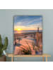 MuchoWow Leinwand bilder Sonnenuntergang Strand (BxH)