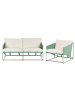 Beliani 2-tlg Lounge Set PONTE in Grün/Beige