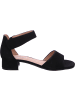 Caprice Sandalen in black suede