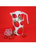 Geda Labels Krug Krug mit Deckel Erdbeeren in Rot - 1,5 Liter