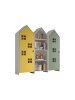 58 aufm Kessel REGALSCHRANK Set Kania 173x37x171 MDF Weiß /Bunt