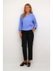 Kaffe Langarm-Shirt KAtio Loose fit in Ultramarine