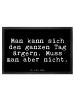 Mr. & Mrs. Panda Fußmatte Man kann sich den... mit Spruch in Schwarz