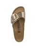 Birkenstock Pantolette Madrid Big Buckle Birko-Flor Schmal in braun