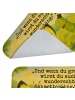 Mr. & Mrs. Panda Badteppich Raupe Schmetterling Design mit Spruch in Weiß