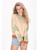IZIA Women Sweatshirt in Beige