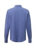Marie Lund Cordbluse in blau - 0036