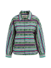 IZIA Damen Oversize Blouson in Mehrfarbig Türkis