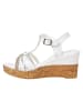 Marco Tozzi Sandalette in WHITE COMB