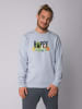 wat? Apparel Sweatshirt Happy Camper in Serene Blue