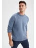 DeFacto Strickpullover RELAX FIT in Grau