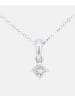 Diamant L'éternel Halskette mit Anhänger aus 375 Weißgold mit 0.1 Karat Diamant