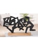 GILDE Skulptur Acrobatics naturfarben, schwarz - (H) 31 cm