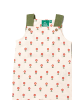 Little Green Radicals Storytime Dungaree Shorts in Cream