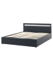 Beliani Doppelbett ARMELLE in Schwarz - (W) 168 x (H) 83 x (L) 216 cm