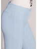 MADELEINE Schlanke Stretch-Hose mit Vichy-Karo in bleu