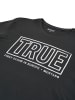 Mustang T-Shirt Basic Print Tee in Schwarz