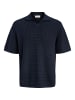 JACK & JONES PLUS Gestricktes T-Shirt in Sky Captain
