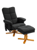 HOMCOM Massagestuhl in Onyxschwarz 80L x 86B x 99H cm