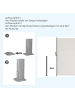 SONGMICS Seitenmarkise Sheld in Beige - (B)400 x (H)180 cm