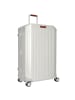 Piquadro Alu 4-Rollen Trolley 79 cm in grey-tobacco