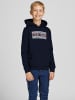 JACK & JONES Junior Kapuzen-Sweatshirt in navy blazer/PLAY2