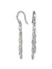 SilberDream Ohrringe Silber 925 Sterling Silber 2-Kettchen Ohrhänger