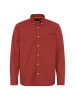 Camel Active Langarmhemd mit Brusttasche in Rot