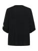 Kaffe Langarm-Bluse KAmalle Loose fit in Black Deep