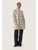 Soaked in Luxury Strickpullover SLHedaya Casual fit in Whisper White w Black Monogram