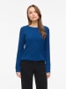 Vila Strickpullover in Navy Peony1