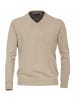 CASAMODA V-Pullover für Herren in beige