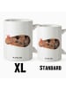 Mr. & Mrs. Panda XL Tasse Einhorn Meerschweinchen ohne Spruch in Weiß