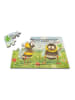 Mr. & Mrs. Panda Puzzle Hummeln Kleeblatt Design mit Spruch in Weiß