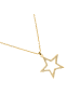 Luxenter Halskette Sanem mit 18 Karat Gelbgold-Finish – SANEM