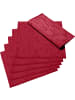 Erwin Müller Jacquard Serviette 6er-Pack Remscheid in rubin