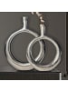 FineBuy Blumentopf in Silber / Aluminium / 35x7x45